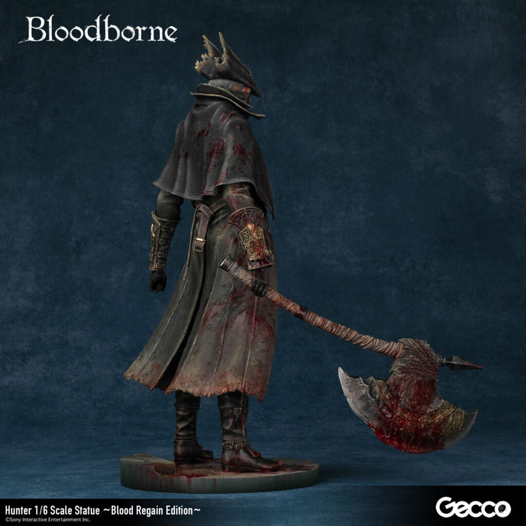 Bloodborne Gecco - Hunter 1/6 Scale Statue Blood Regain Edition