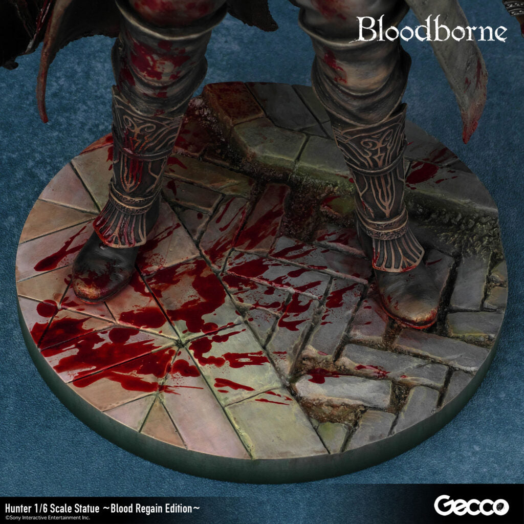 Bloodborne Gecco - Hunter 1/6 Scale Statue Blood Regain Edition