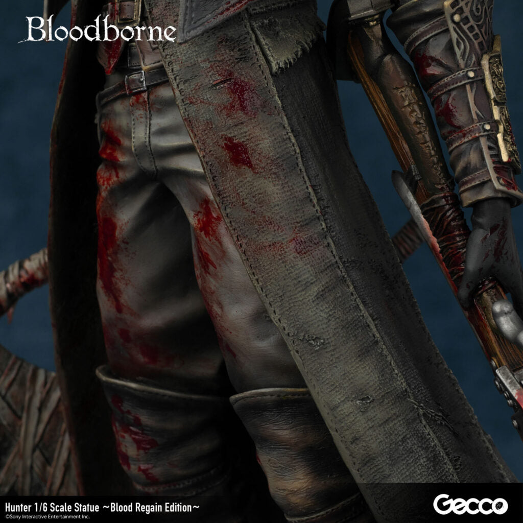 Bloodborne Gecco - Hunter 1/6 Scale Statue Blood Regain Edition