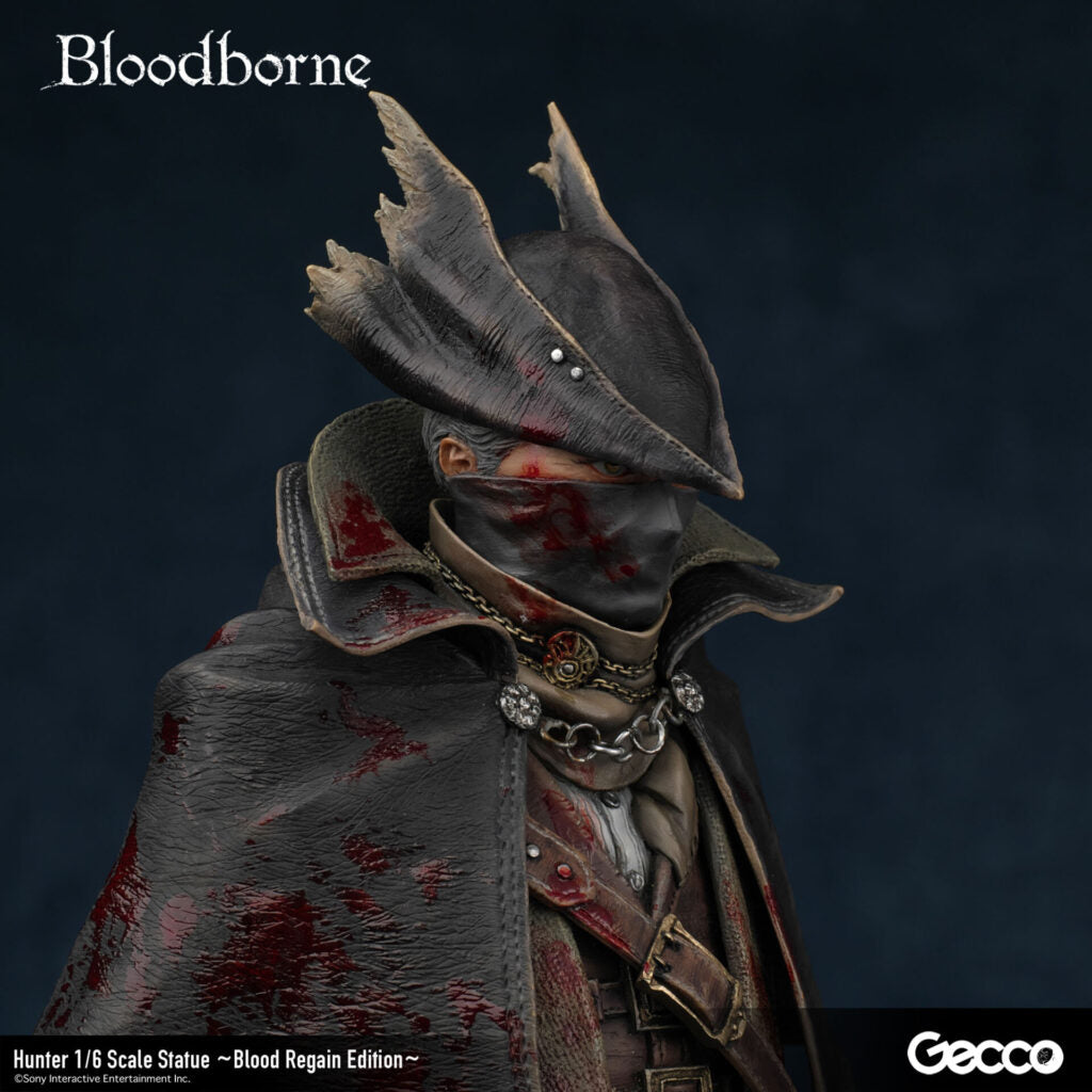 Bloodborne Gecco - Hunter 1/6 Scale Statue Blood Regain Edition