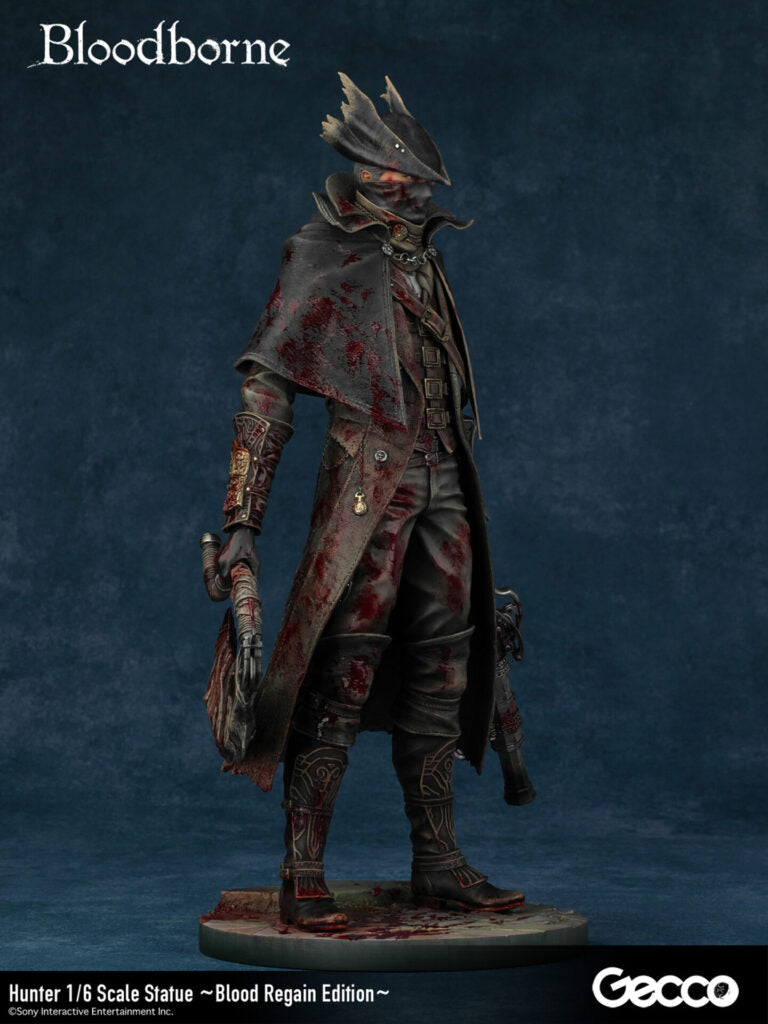 Bloodborne Gecco - Hunter 1/6 Scale Statue Blood Regain Edition