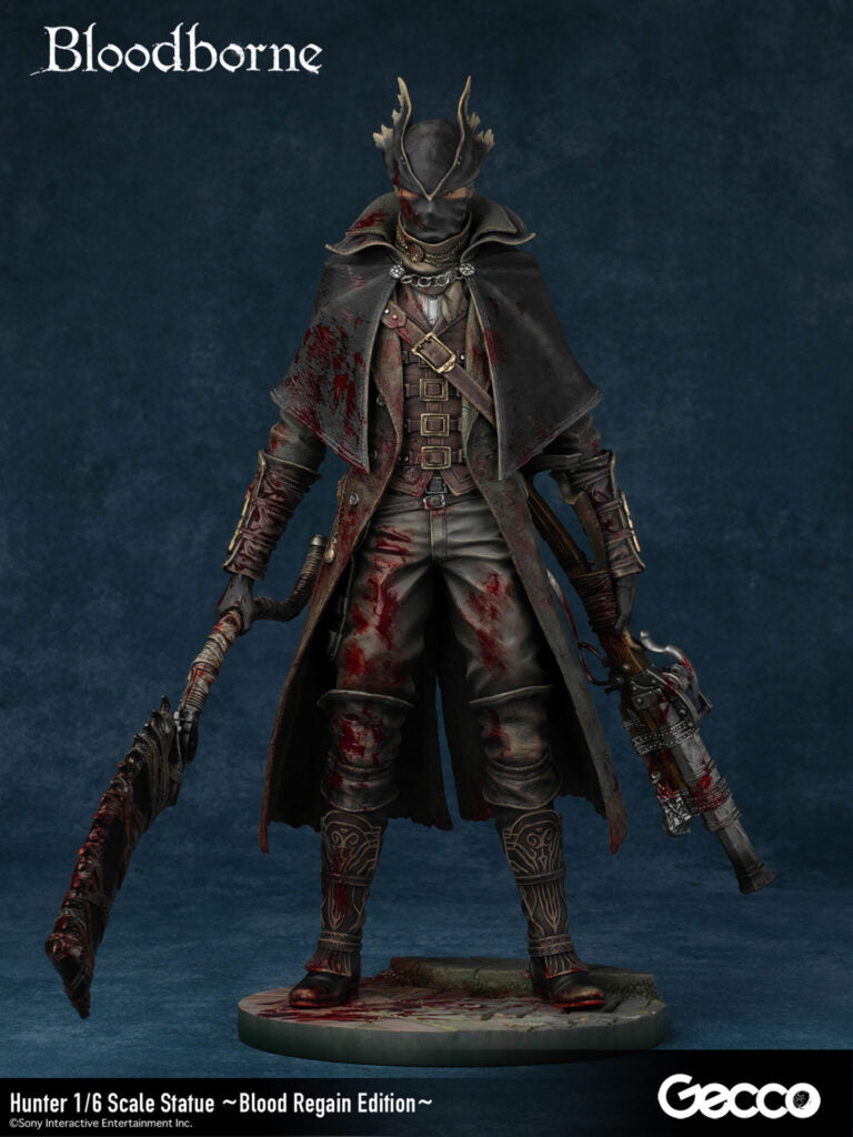Bloodborne Gecco - Hunter 1/6 Scale Statue Blood Regain Edition