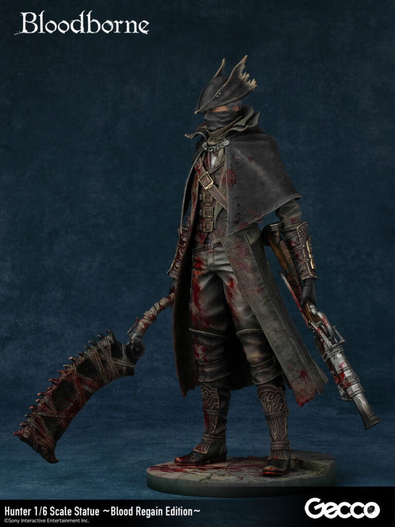Bloodborne Gecco - Hunter 1/6 Scale Statue Blood Regain Edition