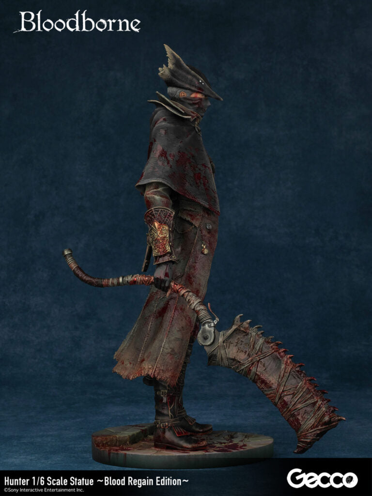 Bloodborne Gecco - Hunter 1/6 Scale Statue Blood Regain Edition