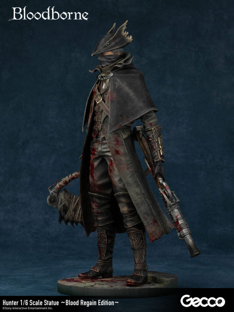 Bloodborne Gecco - Hunter 1/6 Scale Statue Blood Regain Edition