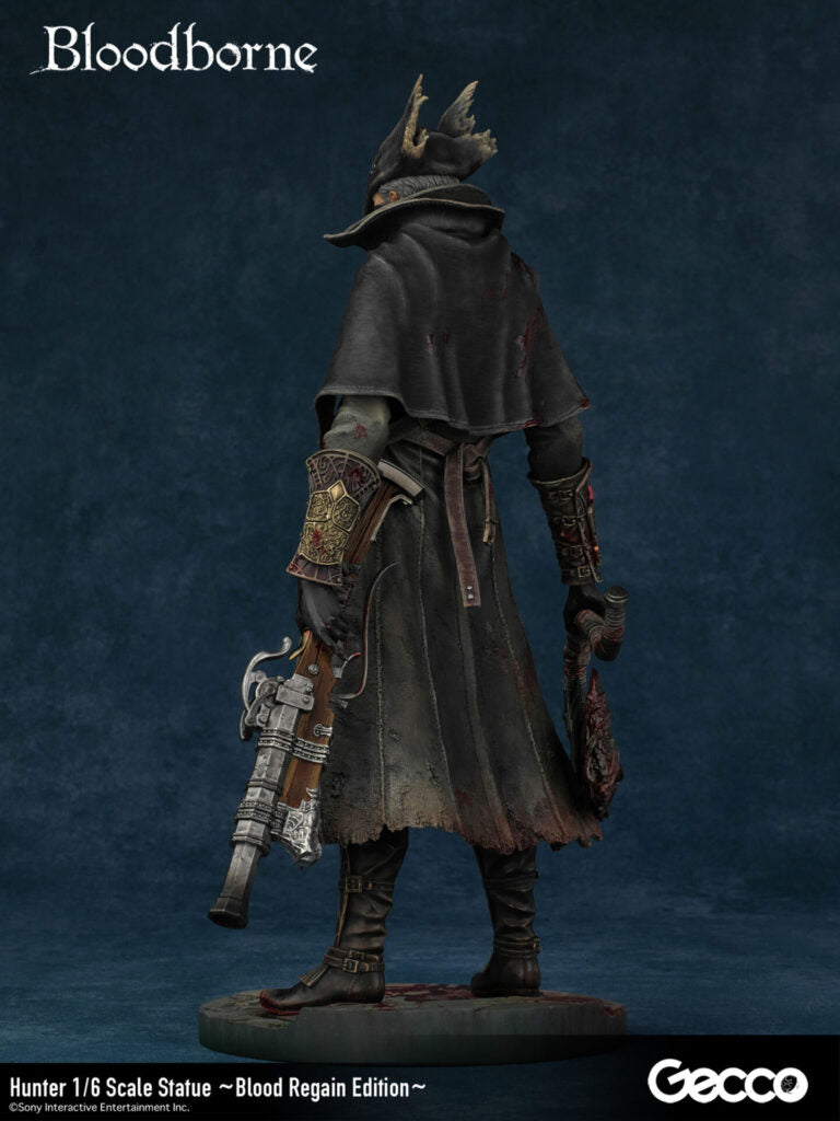 Bloodborne Gecco - Hunter 1/6 Scale Statue Blood Regain Edition