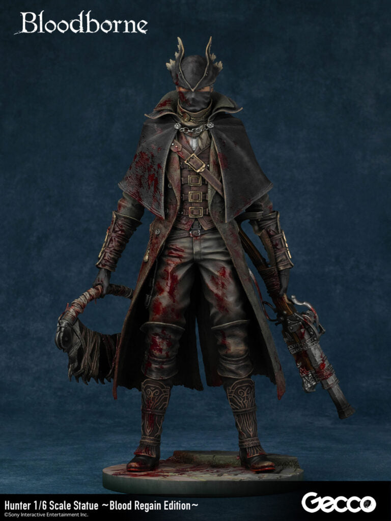 Bloodborne Gecco - Hunter 1/6 Scale Statue Blood Regain Edition