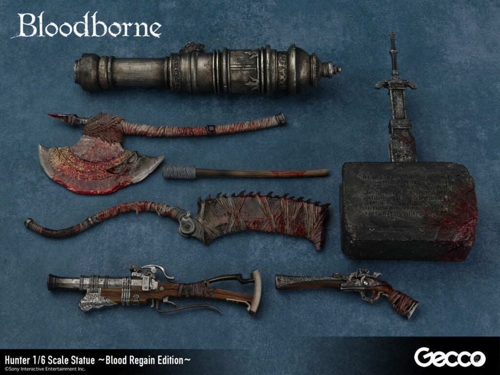 Bloodborne Gecco - Hunter 1/6 Scale Statue Blood Regain Edition