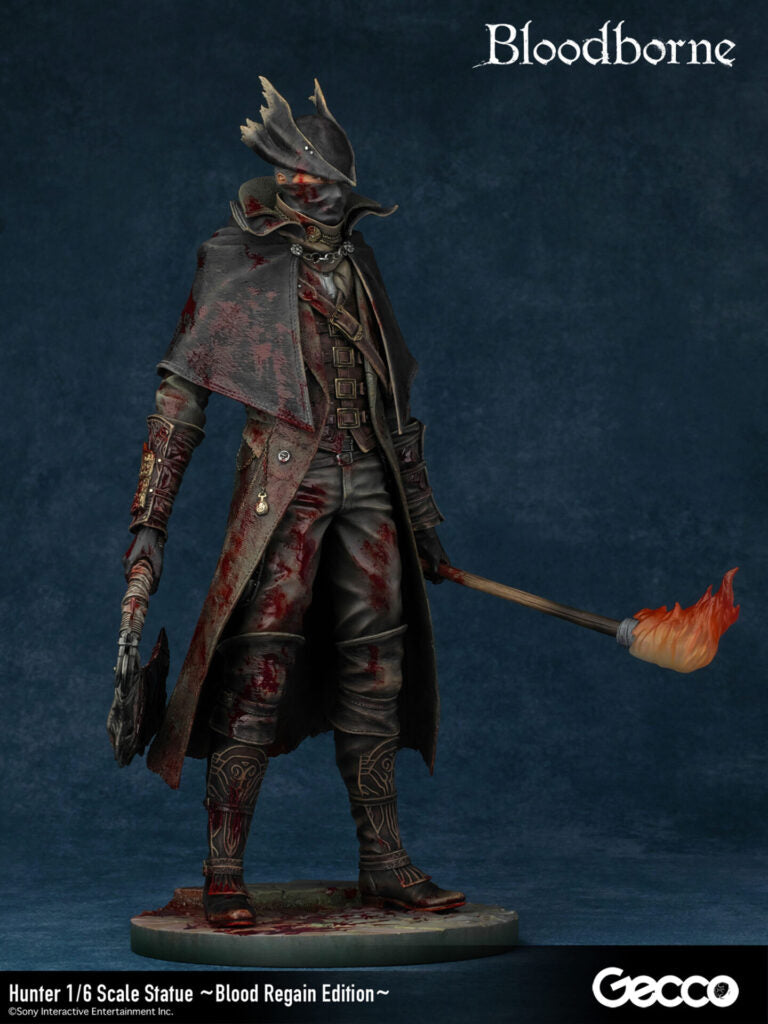 Bloodborne Gecco - Hunter 1/6 Scale Statue Blood Regain Edition