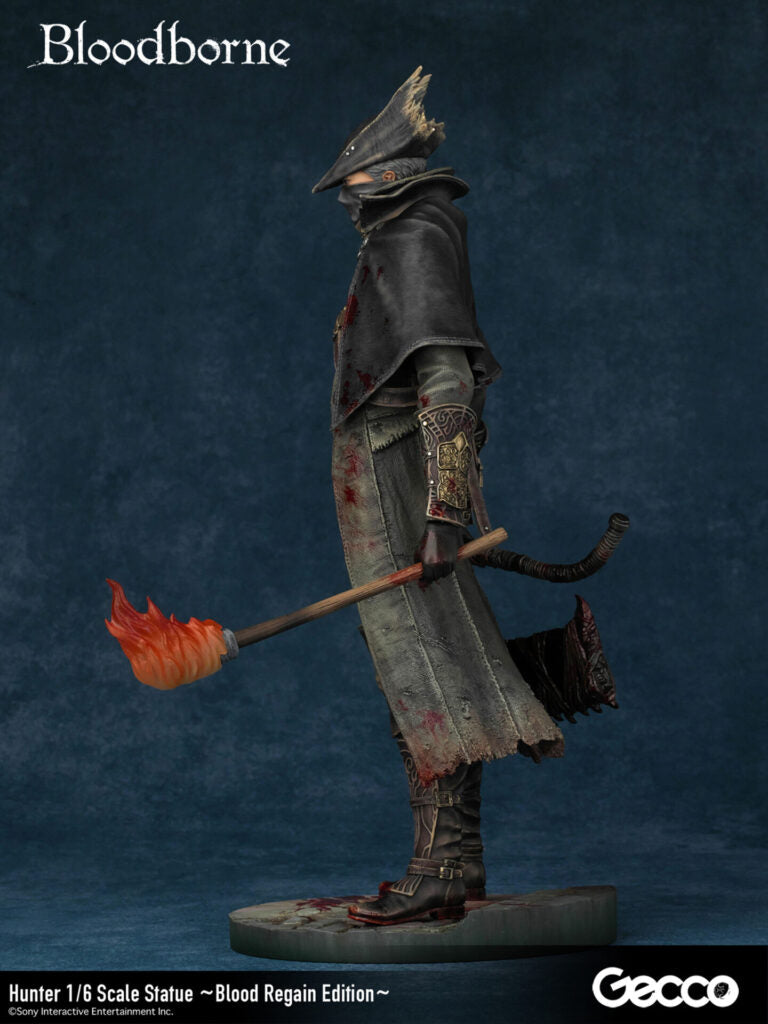 Bloodborne Gecco - Hunter 1/6 Scale Statue Blood Regain Edition