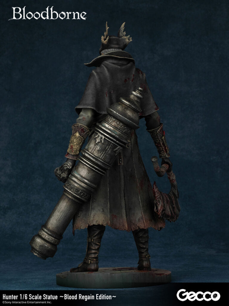 Bloodborne Gecco - Hunter 1/6 Scale Statue Blood Regain Edition