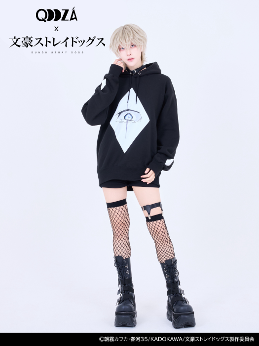 Bungo Stray Dogs x Qooza Collaboration - Nikolai G Eye Hoodie [Pre Bungo Stray Dogs x Qooza Collaboration - Nikolai G Eye Hoodie [Pre