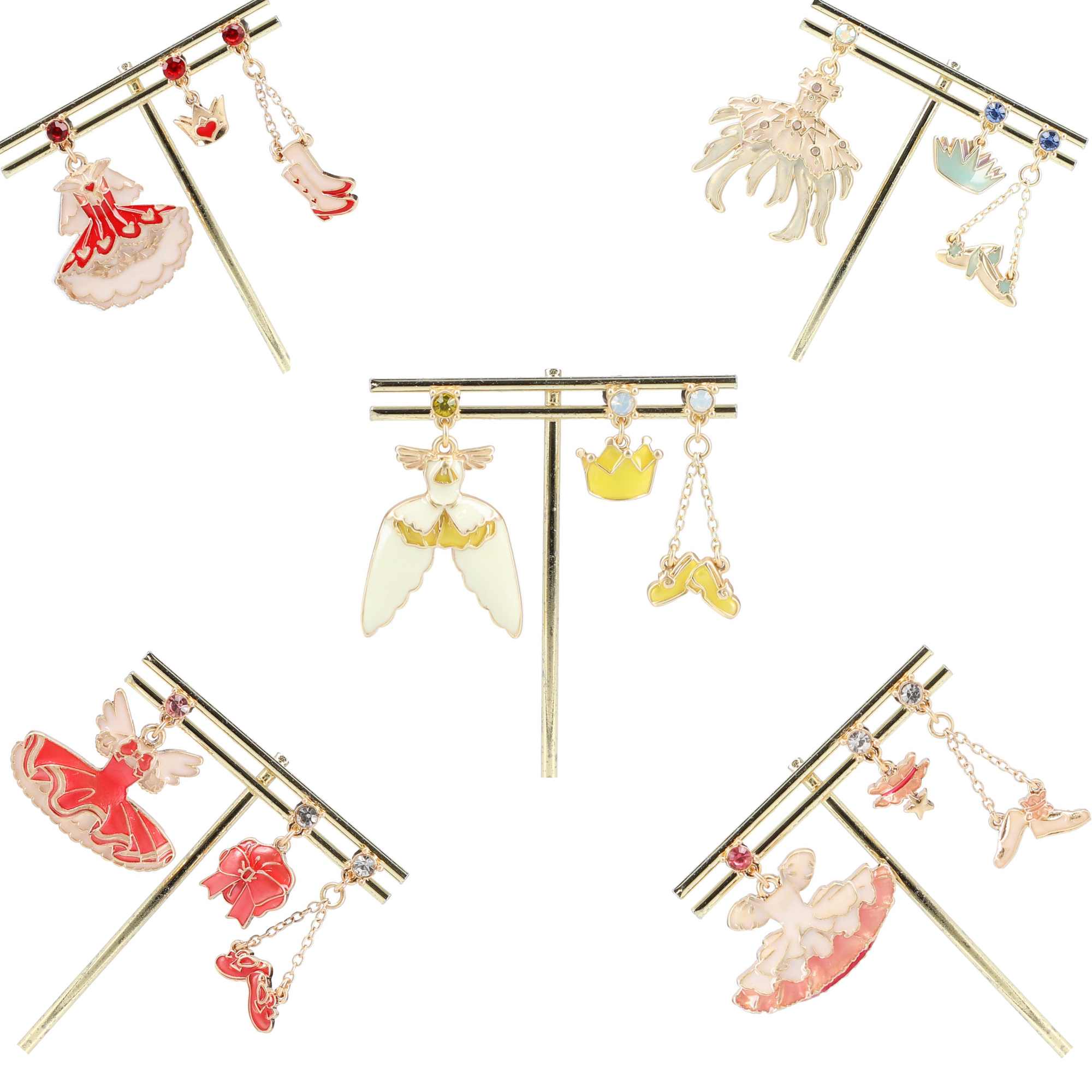 CardCaptor Sakura TaKaRaBaKo Pop-Up Shop - Sakura Costume Earrings Set (5 Types)