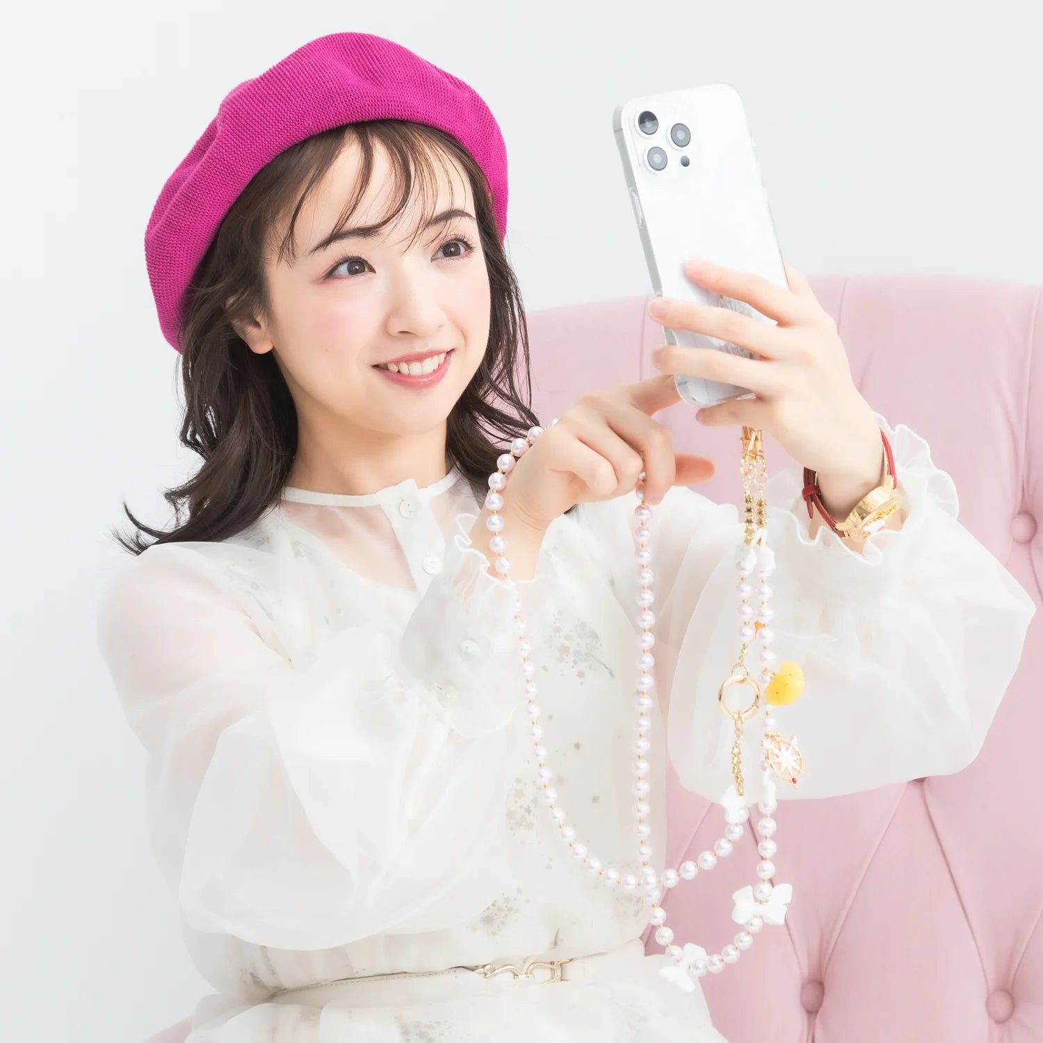 Cardcaptor Sakura Clear Card Arc - Sealing Key Model Smartphone Strap & Phone Tab Cardcaptor Sakura Clear Card Arc x SuperGroupies (3 Types)