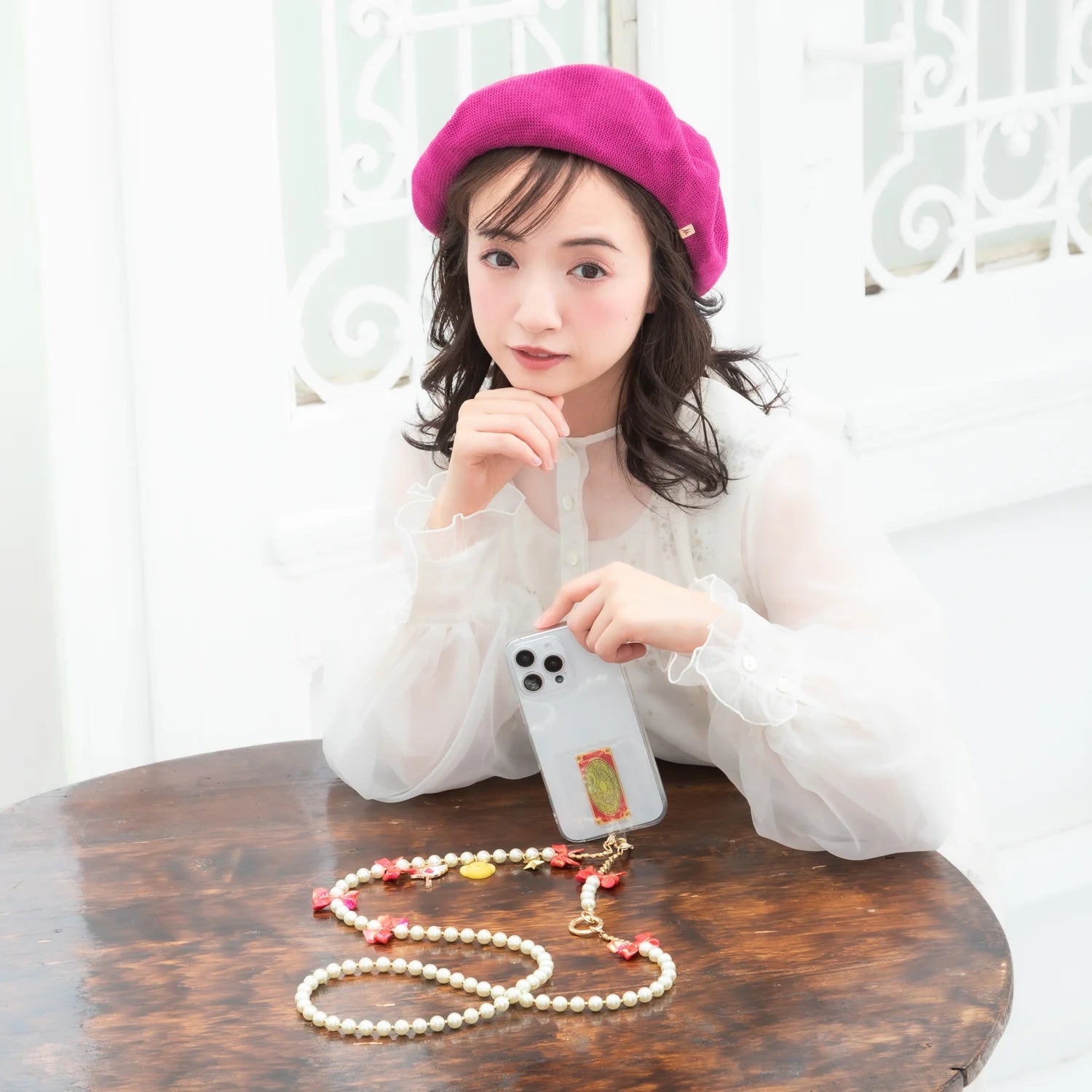 Cardcaptor Sakura Clear Card Arc - Sealing Key Model Smartphone Strap & Phone Tab Cardcaptor Sakura Clear Card Arc x SuperGroupies (3 Types)