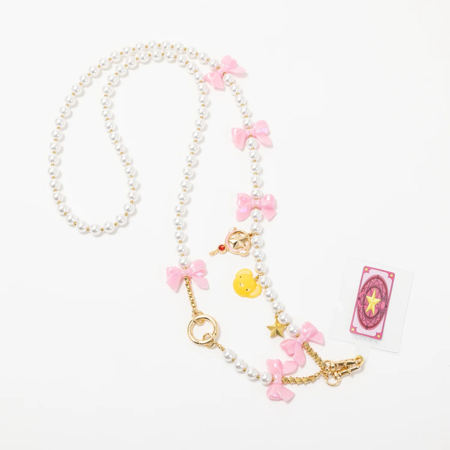 Cardcaptor Sakura Clear Card Arc - Sealing Key Model Smartphone Strap & Phone Tab Cardcaptor Sakura Clear Card Arc x SuperGroupies (3 Types)