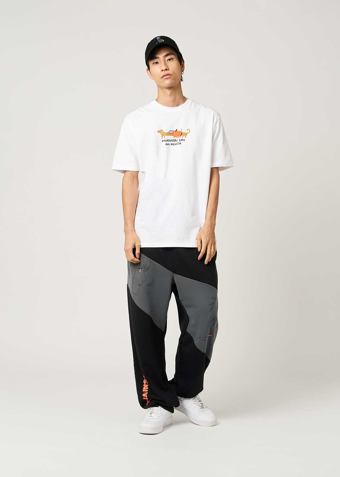 Chainsaw Man X Graniph Fashion Collection - Denji and Makima Fleece Pants