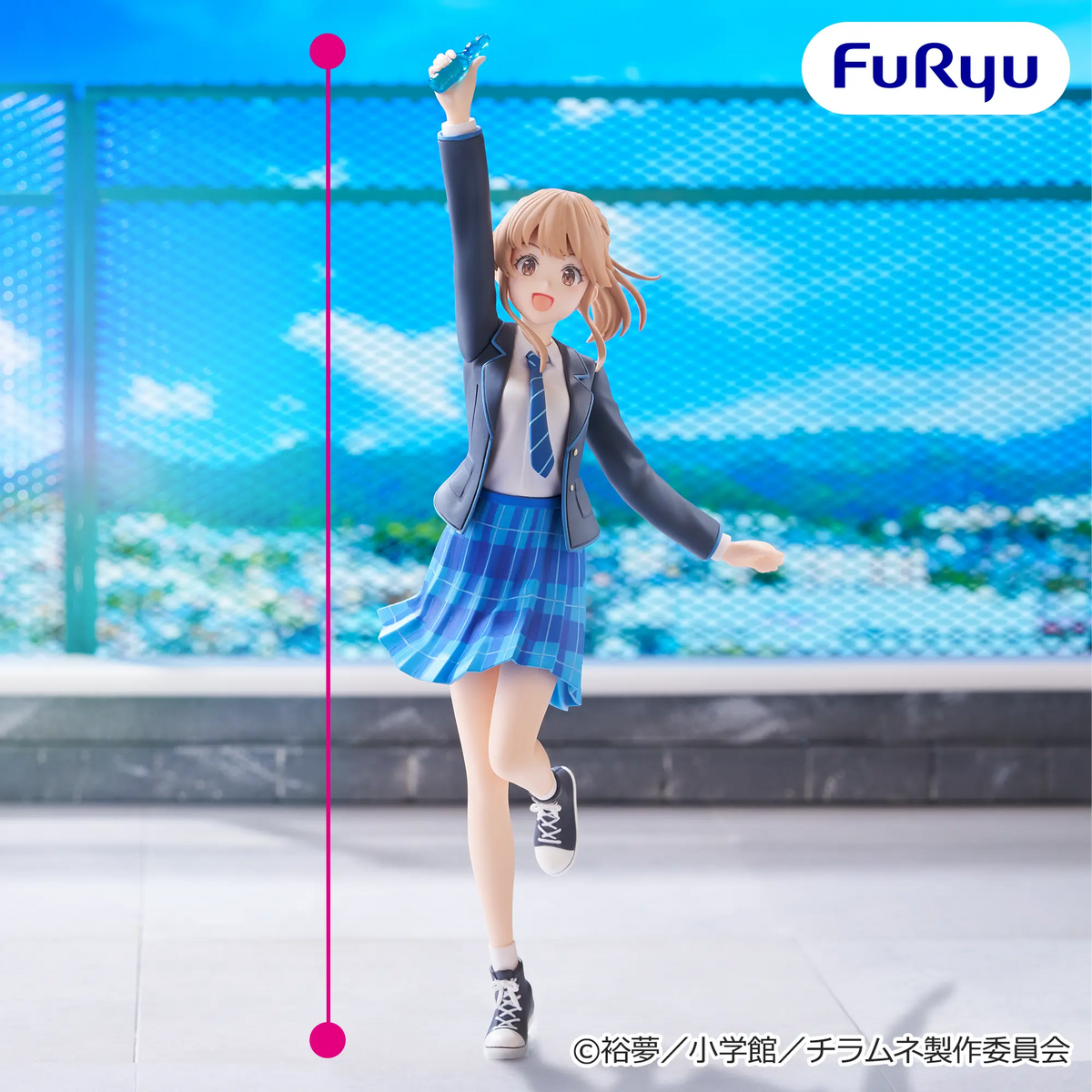 Chitose Is in the Ramune Bottle Trio Try It Figure - Haru Aomi