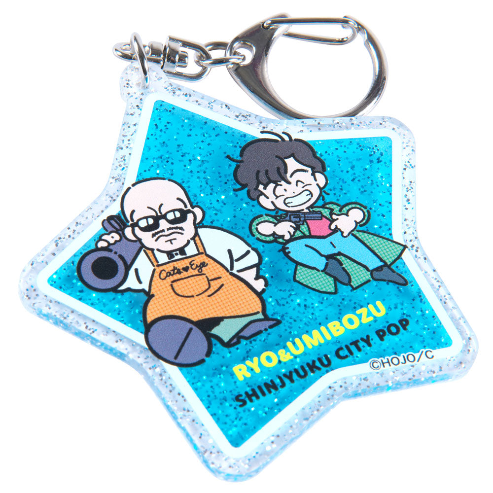 City Hunter Shinjuku City Pop Pop-Up Shop - Fancy Acrylic Keychains (2 Types)