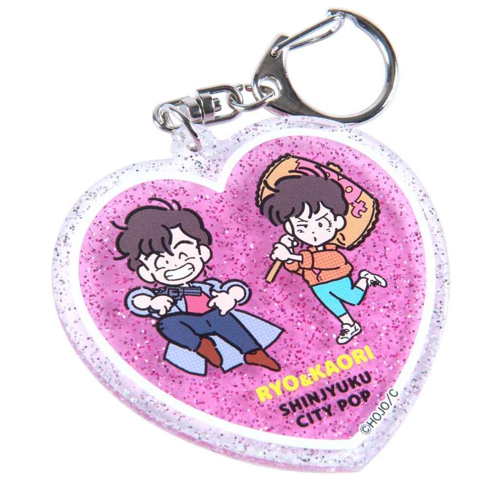 City Hunter Shinjuku City Pop Pop-Up Shop - Fancy Acrylic Keychains (2 Types)