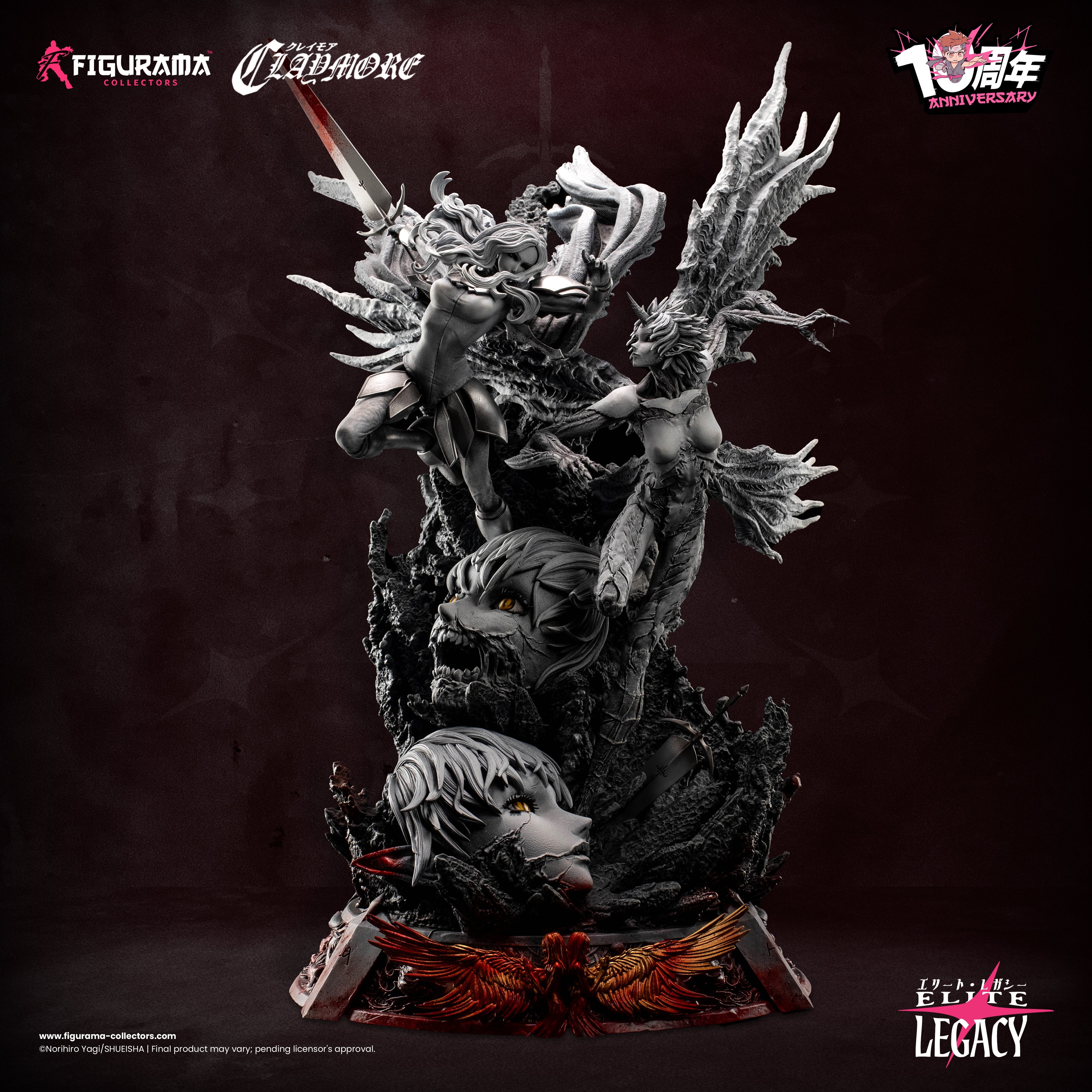 Claymore 1/6 Scale Statue 10th Anniversary Edition - Teresa vs