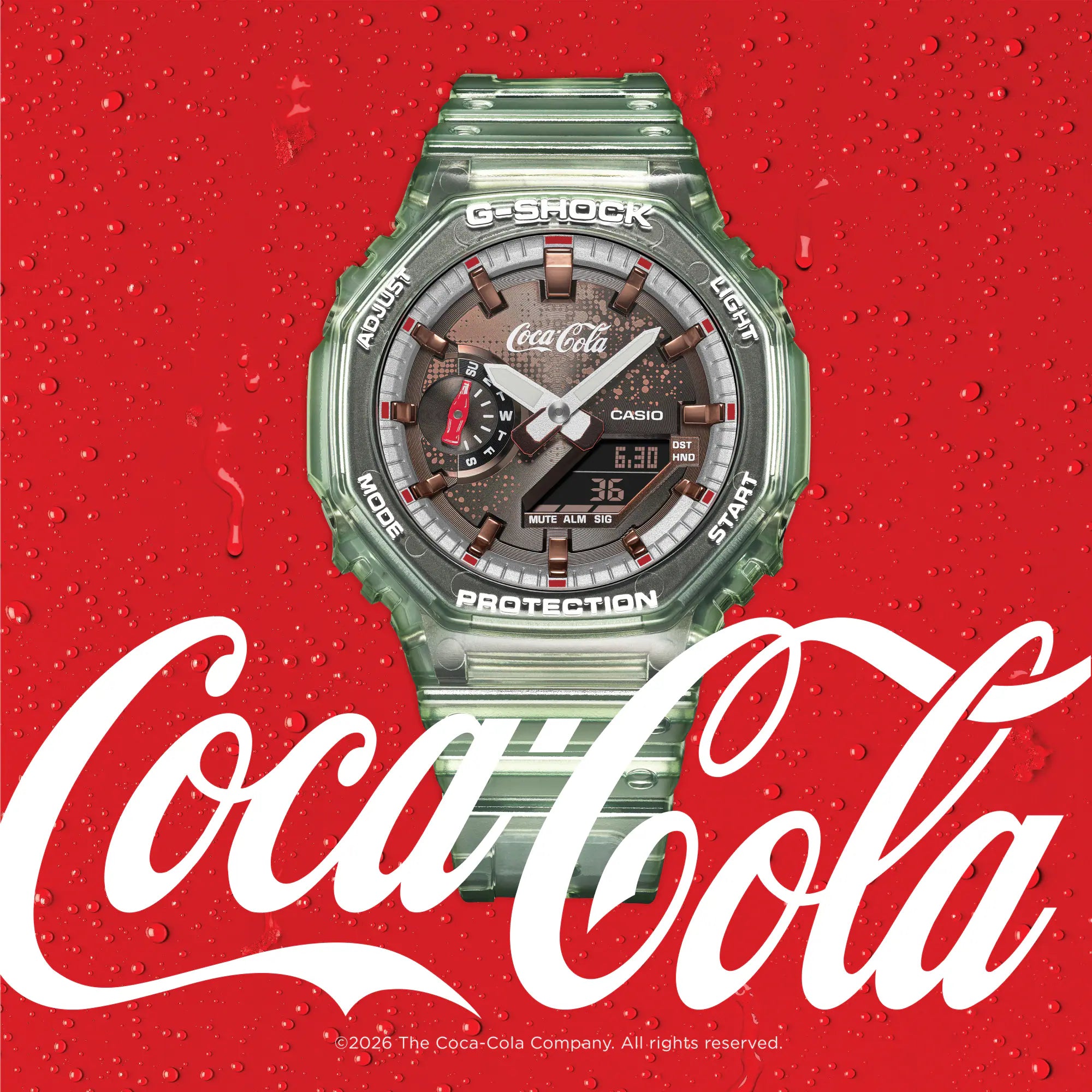 Coca Cola Collaboration - G-SHOCK Watch GA-2100CC-3AJR