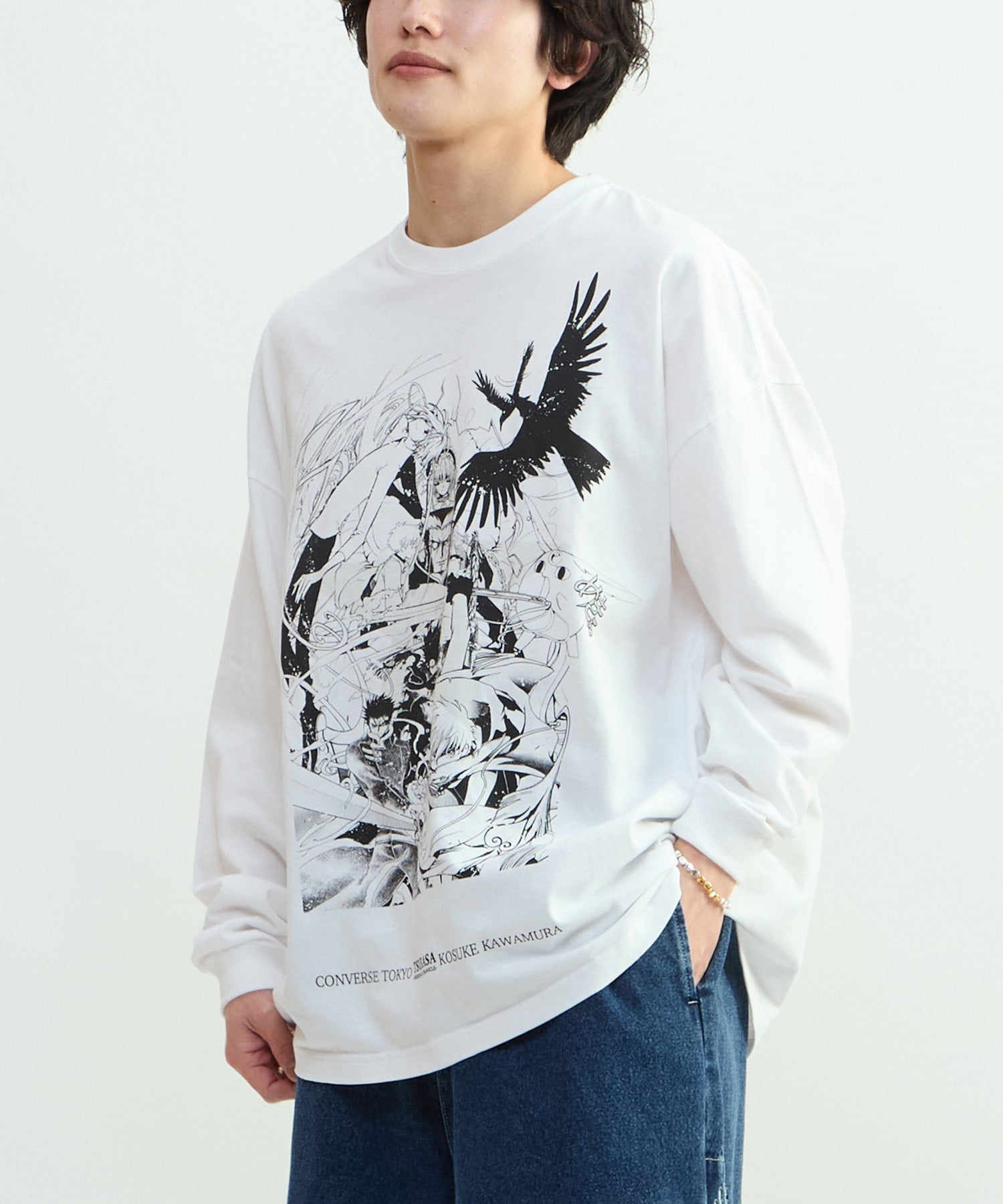 Converse Tokyo x Clamp Fashion Collection - Tsubasa: Reservoir Chronicle Graphic Longsleeve Tee