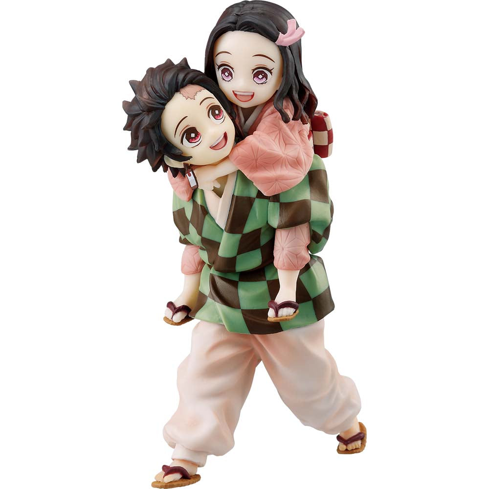 DEMON SLAYER KIMETSU NO YAIBA FIGURE ICHIBAN KUJI - IMMORTAL TIES - (LAST ONE) KAMADO TANJIRO AND KAMADO NEZUKO