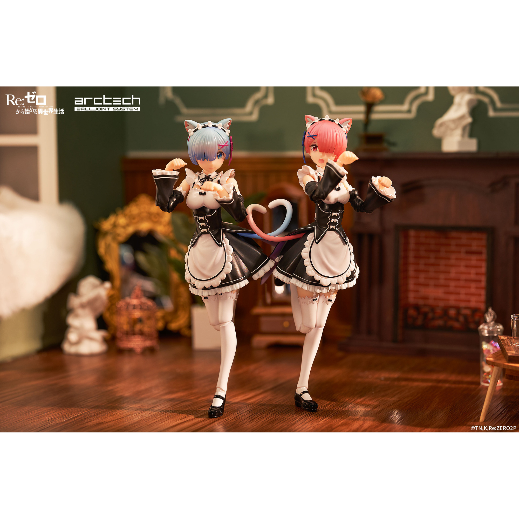Re:Zero Starting Life in Another World Arctech Action Series - Ram & Rem Set