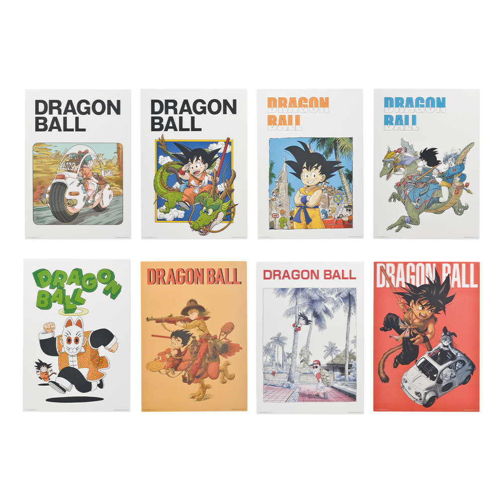 DRAGON BALL FIGURE ICHIBAN KUJI EX KAME SENRYU FIERCE PEOPLE - VISUAL BOARD 8 Pcs Set (I)