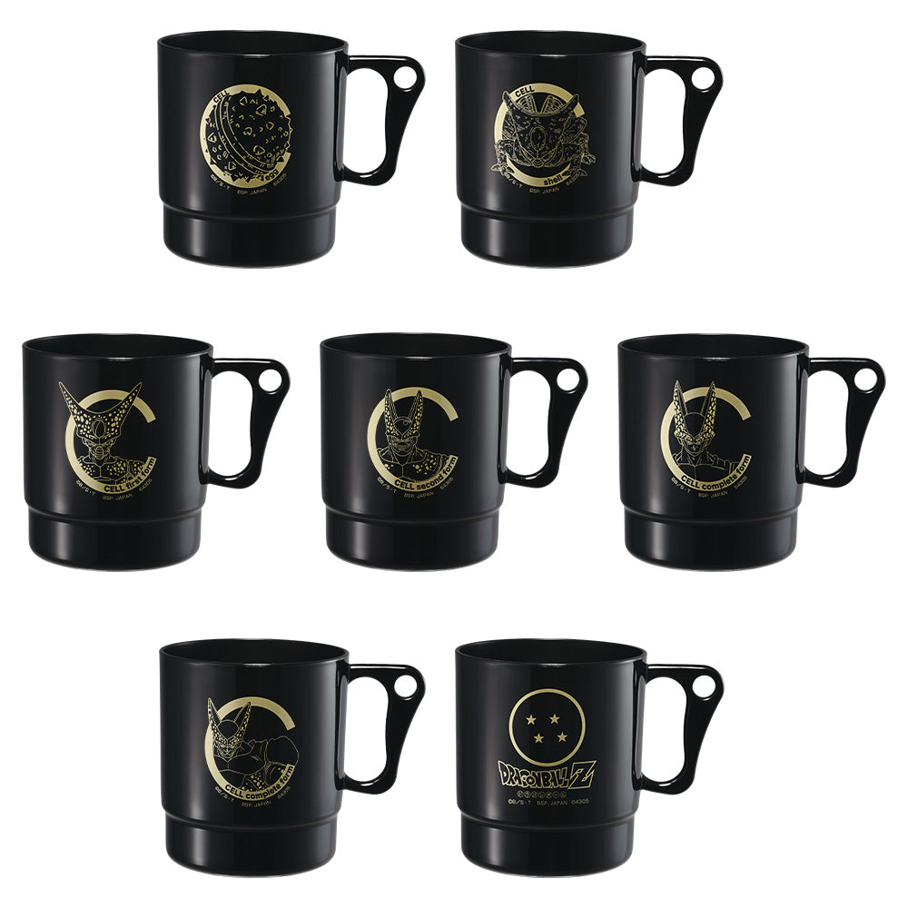 DRAGON BALL ICHIBAN KUJI - DUEL TO THE FUTURE!! - G PRIZE - CAMPER STACK MUG FULL SET 7 Pcs
