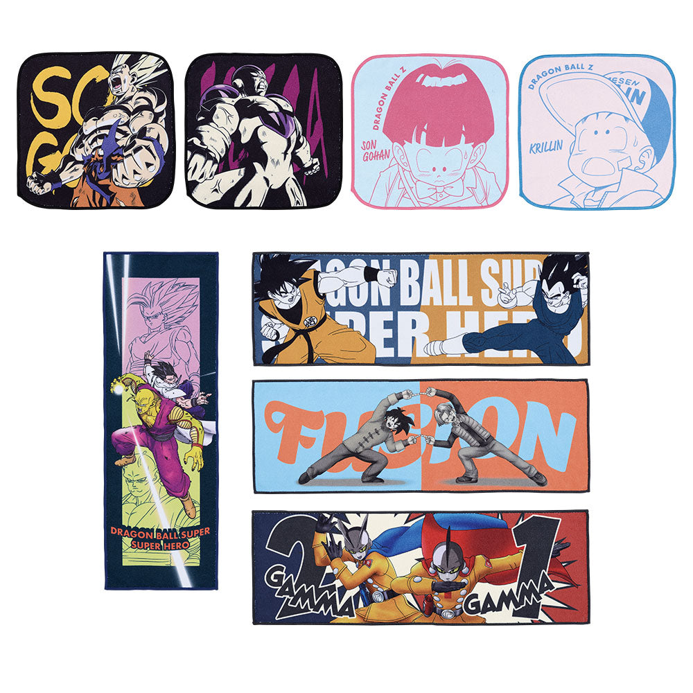 DRAGON BALL ICHIBAN KUJI VS OMNIBUS BRAVE - PRIZE I - TOWEL FULL SET 8 Pcs