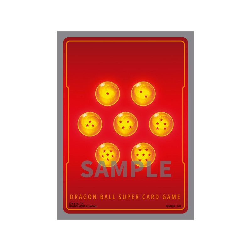 DRAGON BALL SUPER CARD GAME FUSION WORLD - OFFICIAL CARD SLEEVE 02 STANDARD RED DRAGON BALLS TYPE SET OF 64 PCS DRAGON BALL SUPER CARD GAME FUSION WORLD - OFFICIAL CARD SLEEVE 02 STANDARD RED DRAGON BALLS TYPE SET OF 64 PCS