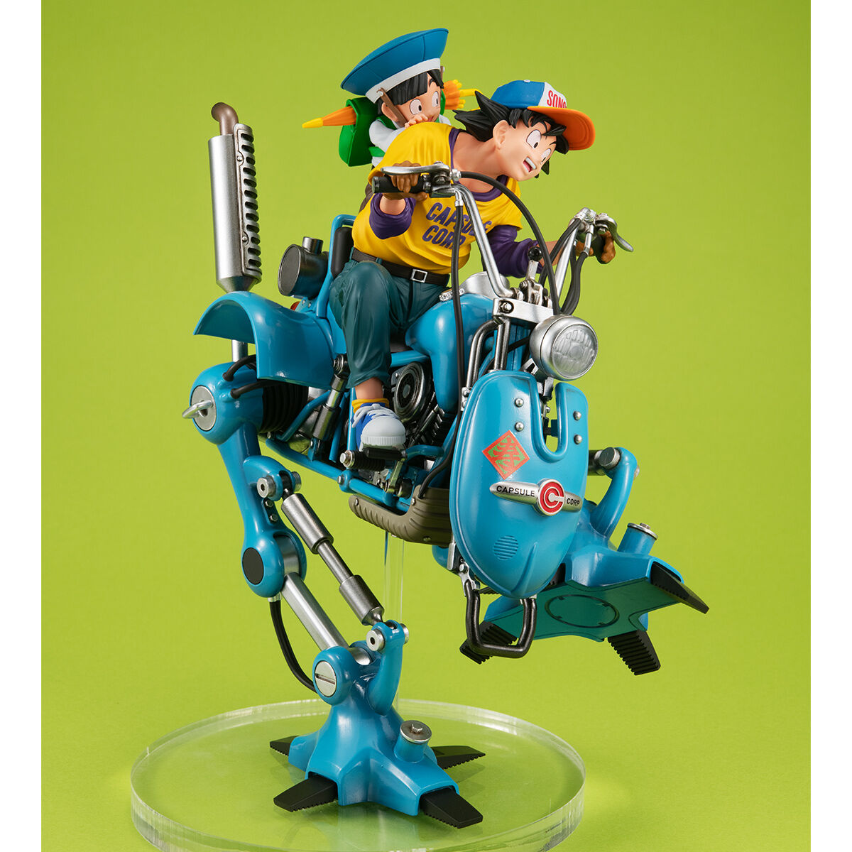DRAGON BALL Z FIGURE - DESKTOP REAL MCCOY EX - SON GOKU & GOHAN & BIPED ROBOT
