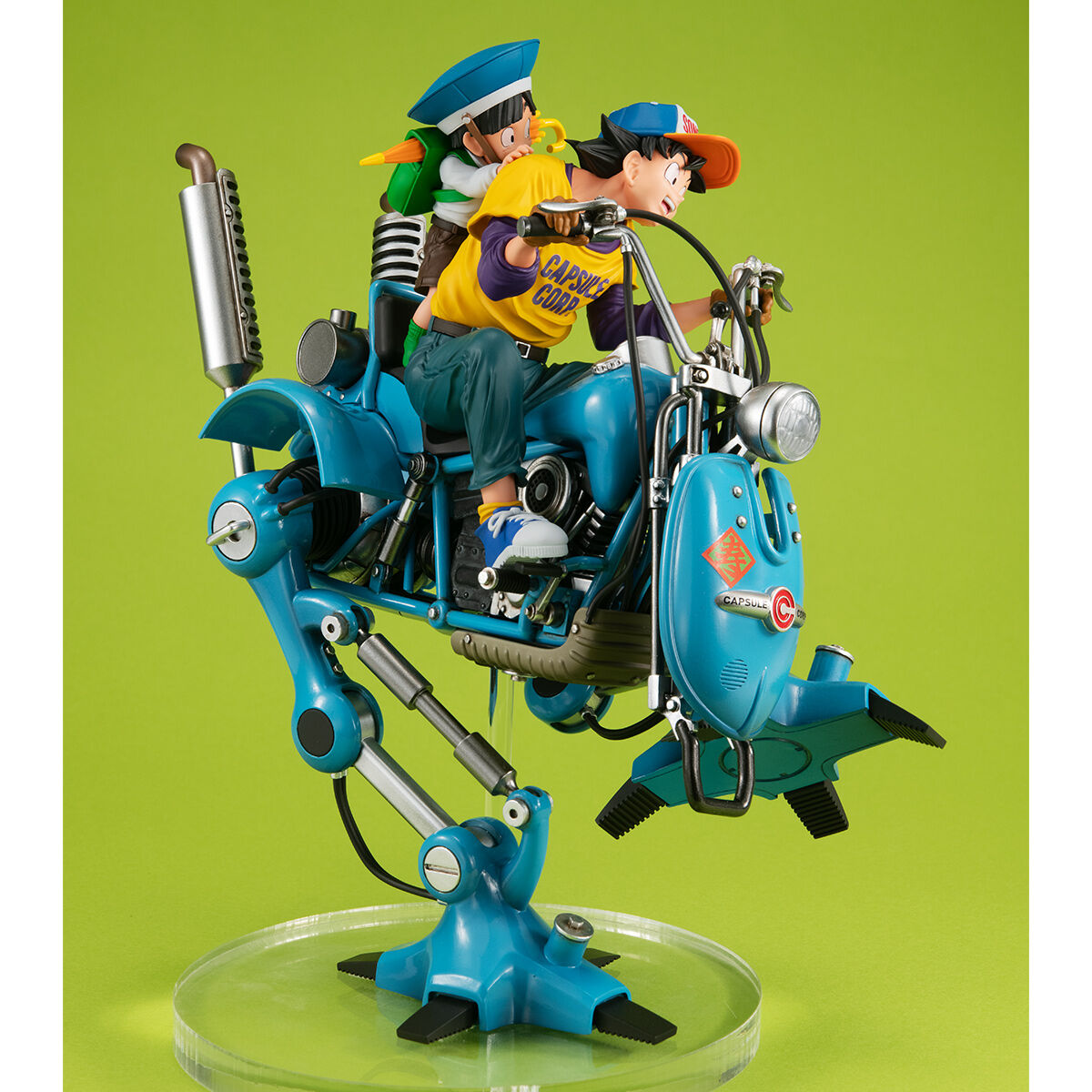 DRAGON BALL Z FIGURE - DESKTOP REAL MCCOY EX - SON GOKU & GOHAN & BIPED ROBOT