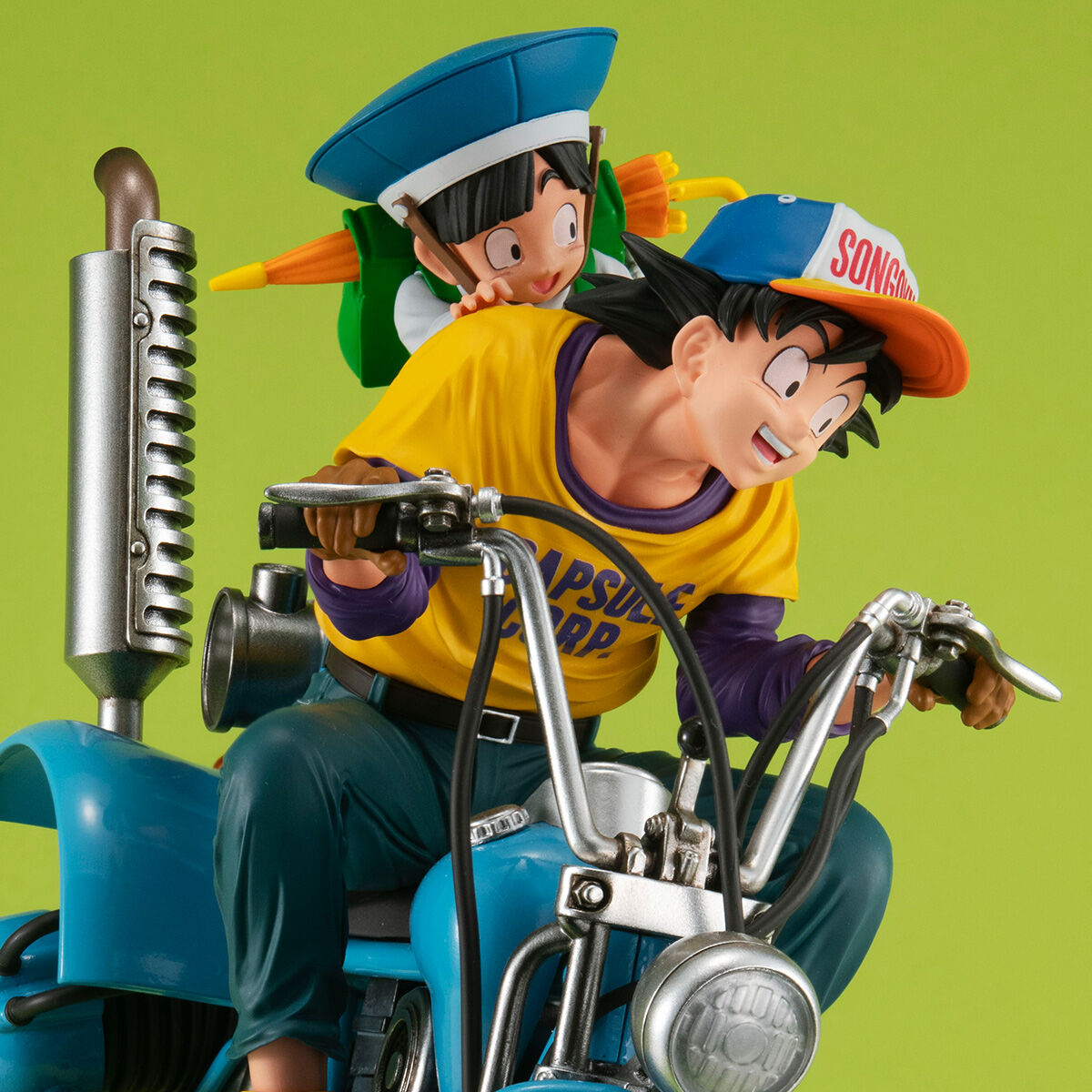 DRAGON BALL Z FIGURE - DESKTOP REAL MCCOY EX - SON GOKU & GOHAN & BIPED ROBOT