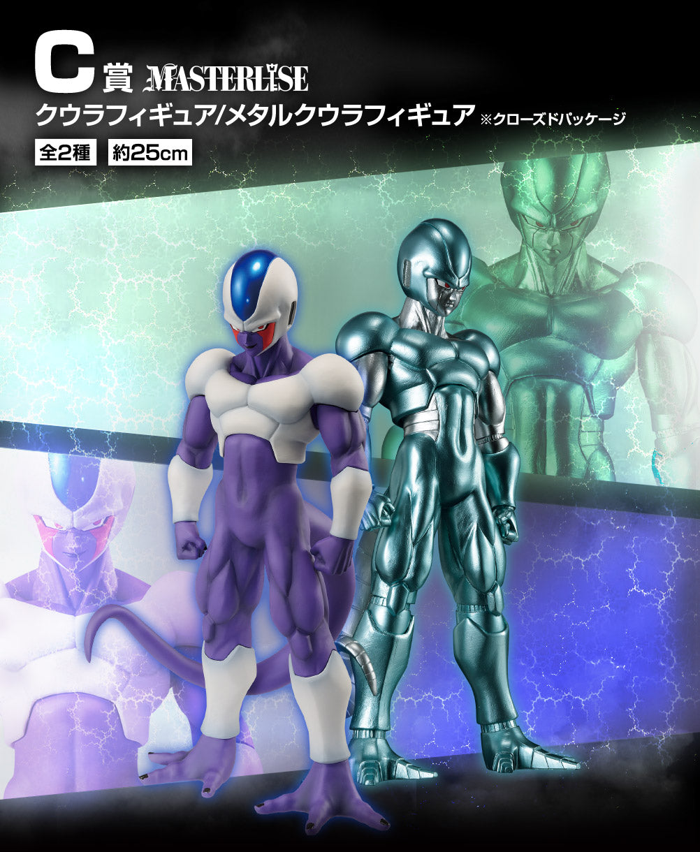 DRAGON BALL Z FIGURE ICHIBAN KUJI HISTORY OF FILM (C) COOLER AND METAL COOLER SET