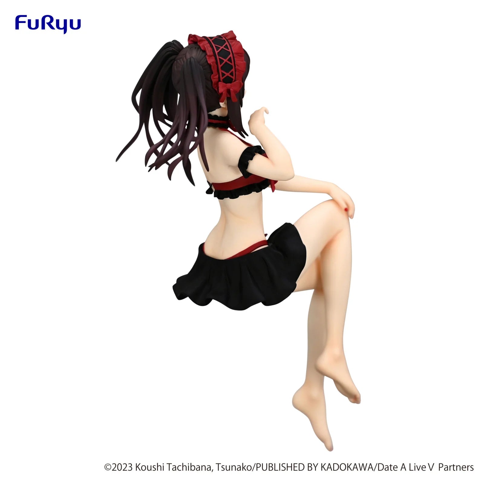 Date A Live V Noodle Stopper Figure - Kurumi Tokisaki Swimsuit Version