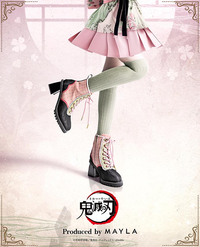 Demon Slayer x MAYLA Footwear Collection - Mitsuri Kanroji Model