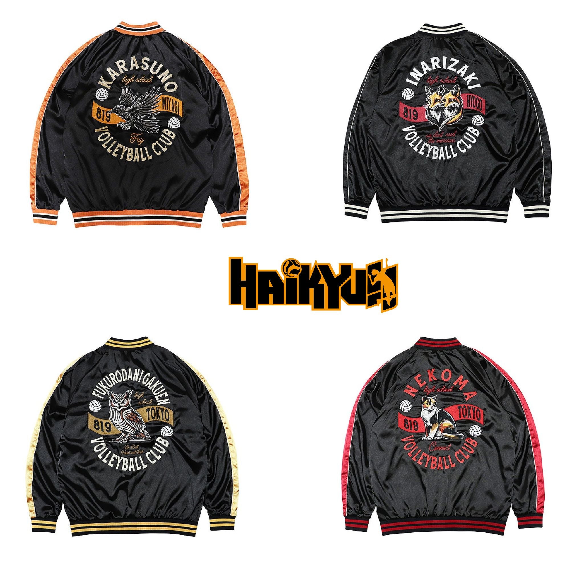 Haikyu!! - Sukajan Reversible Jacket (4 Types) [Pre-Order Dec 2025