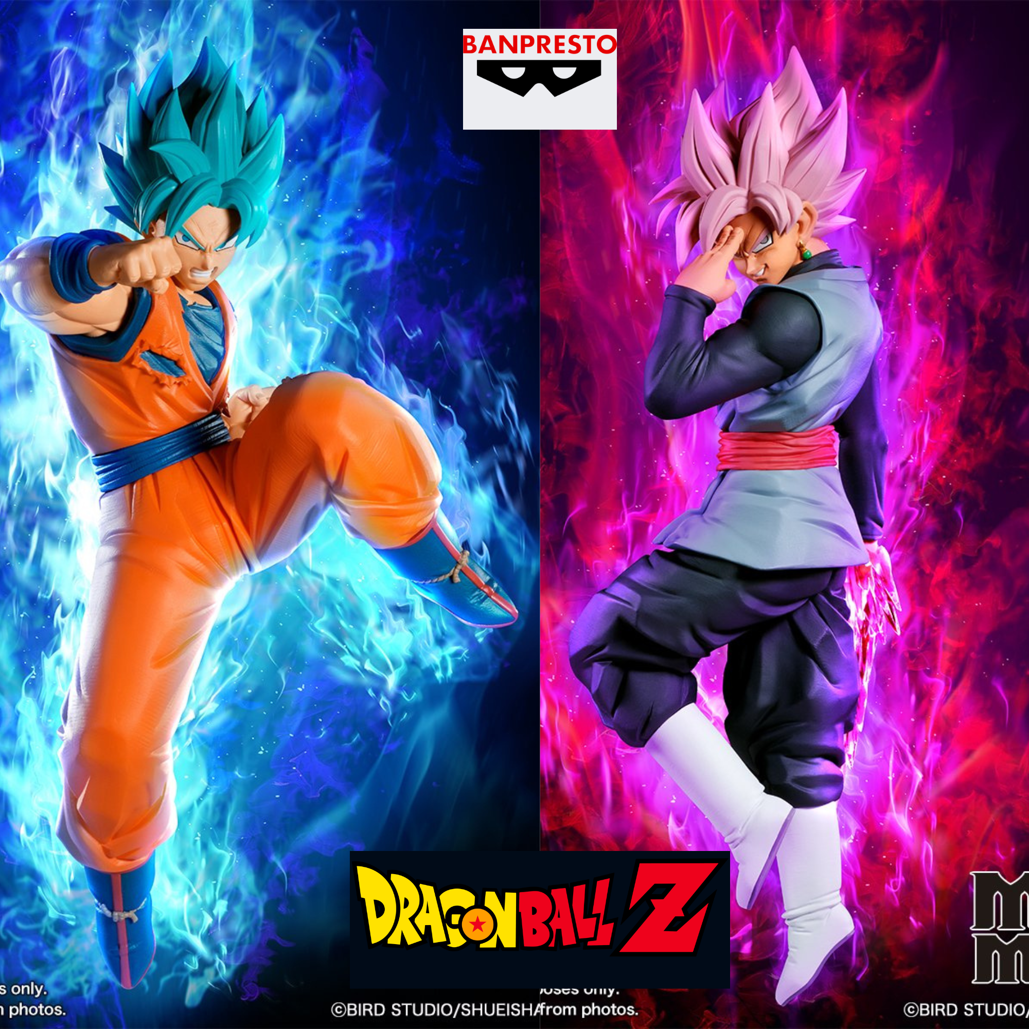Dragon Ball Super Match Makers - Son Goku VS Goku Black Super Saiyan Rosé Ver. Complete Set of 2 Types