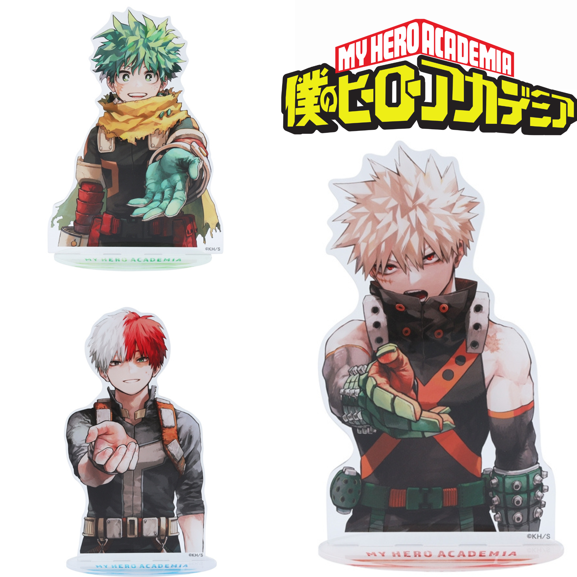 My Hero Academia - JCS Exclusive Acrylic MEGA Figure Izuku & Bakugo & Shoto (3 types)