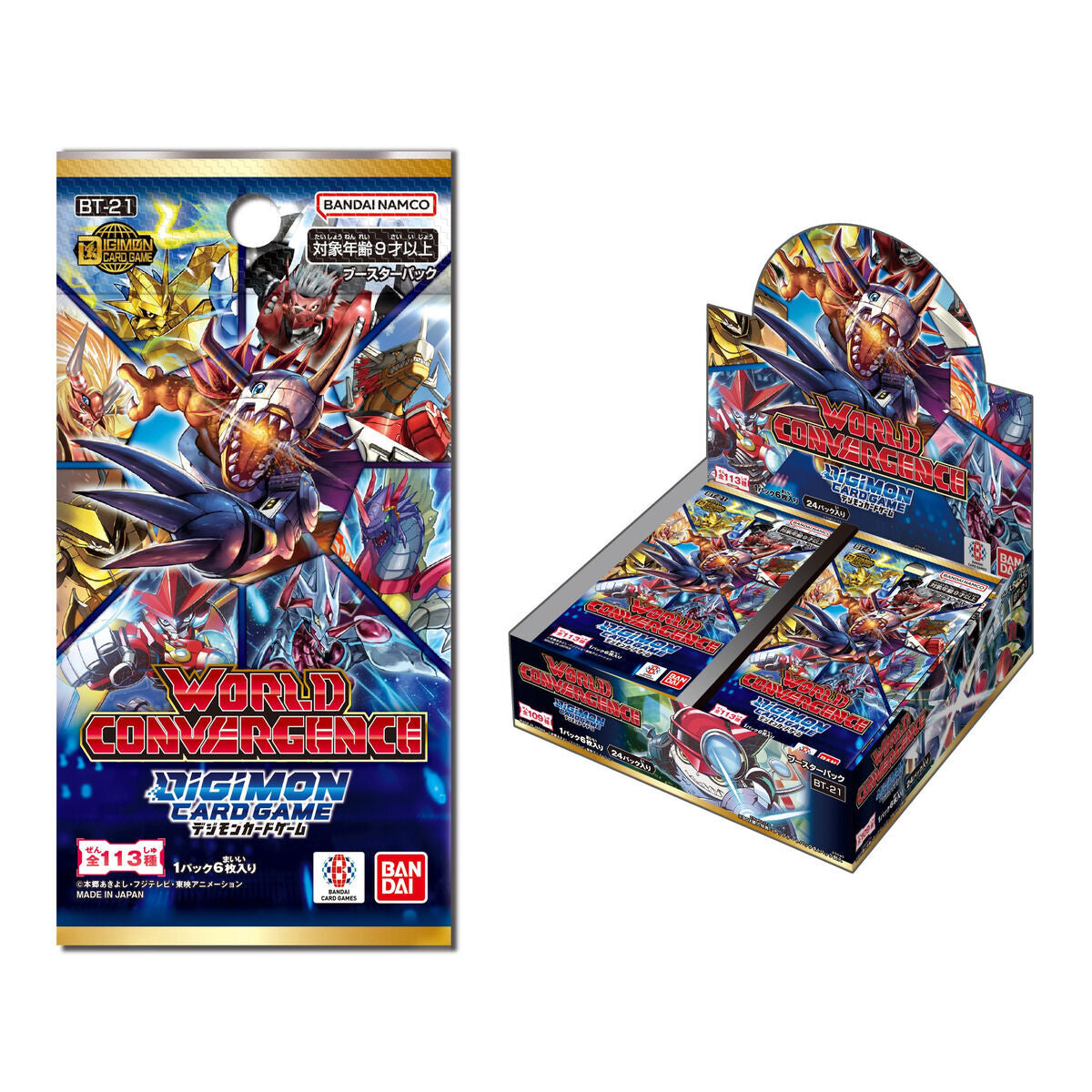 Digimon Card Game - Booster Pack World Convergence [BT-21] [Box