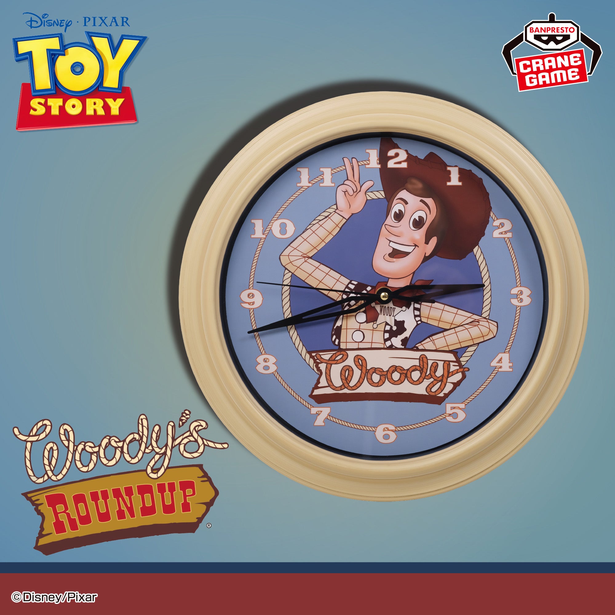 Disney Pixar Characters Toy Story Roundup Clock - Woody – JumpIchiban