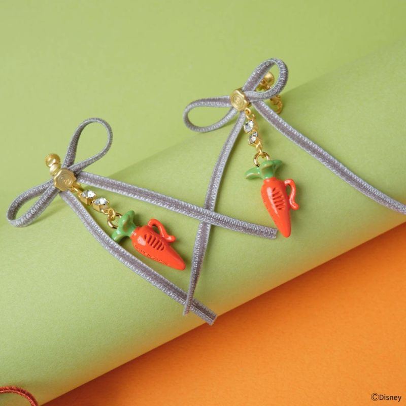 Disney Zootopia x Q-pot Jewelry Collection - Carrot Recorder Sweetheart Earrings