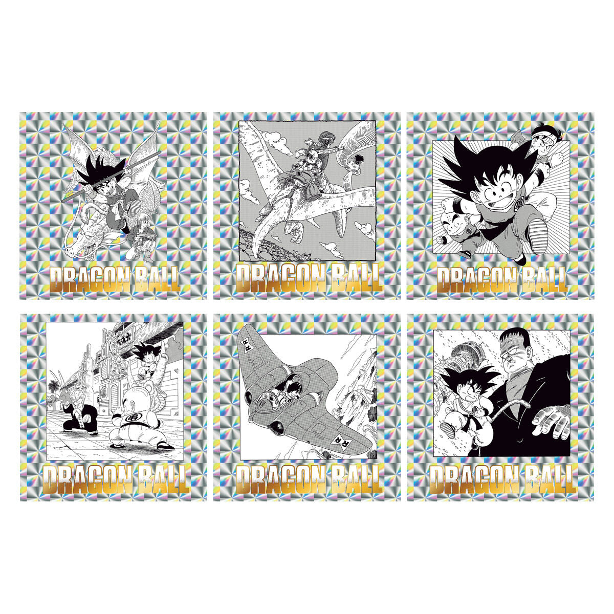 Dragon Ball - 40th Anniversary Original Illustration Sticker Wafers 2 (Box of 20 pieces)