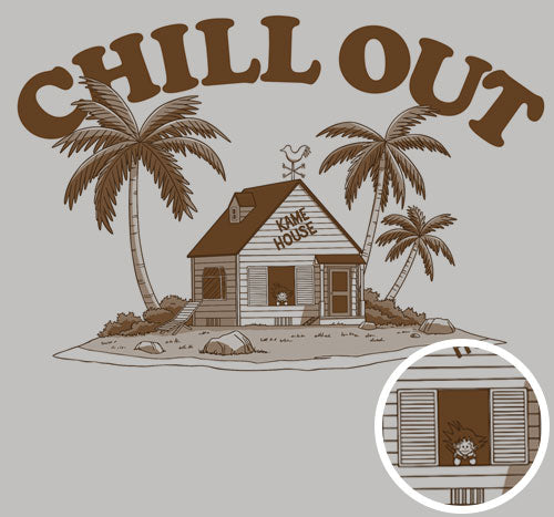 Dragon Ball - Kame House and Goku T-shirt (2 Types)