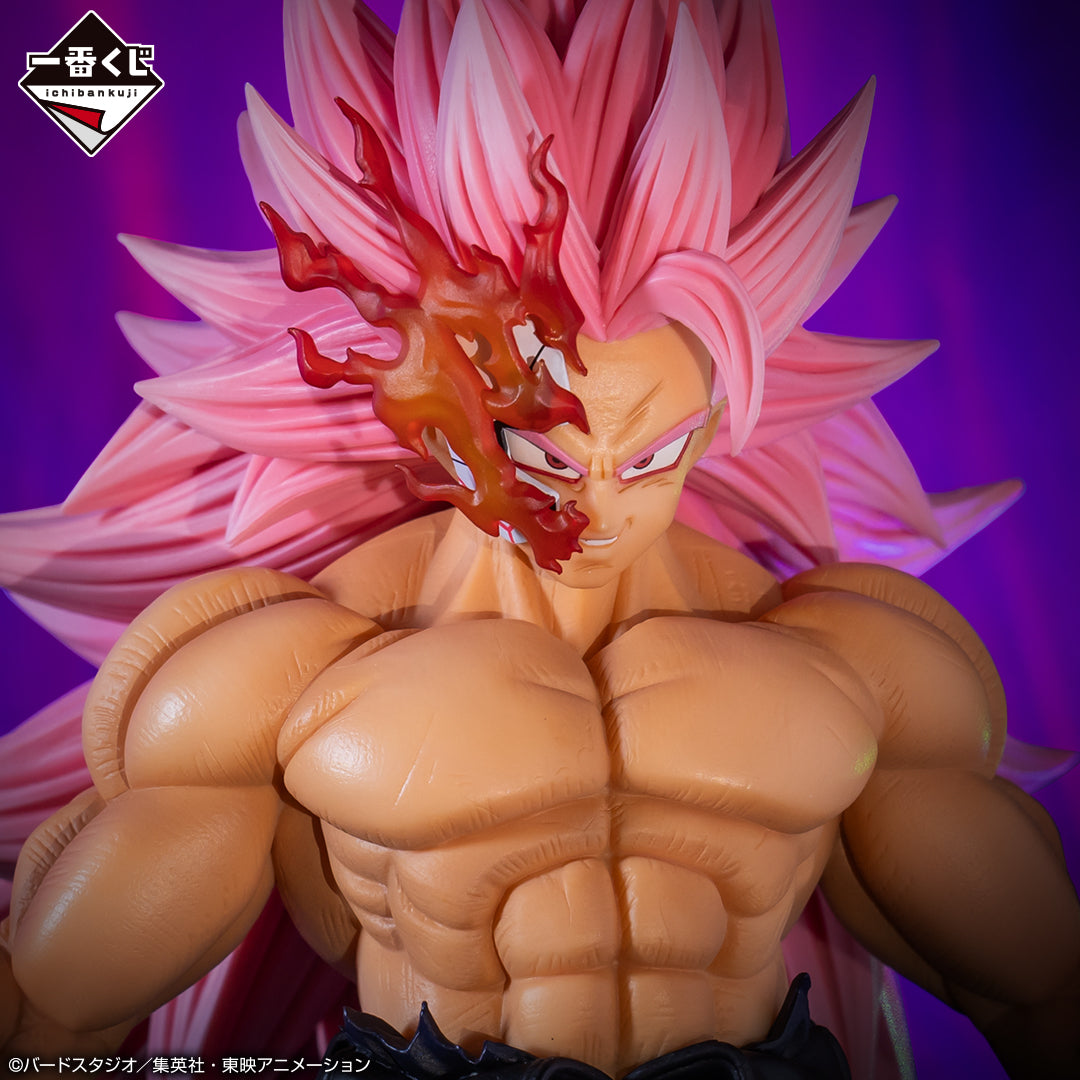 DRAGON BALL FIGURE ICHIBAN KUJI - SUPER DRAGONBALL HEROES 5th MISSION - PRIZE LAST ONE - CRIMSON MASKED SAIYAN (SUPER SAIYAN ROSE FULL POWER)