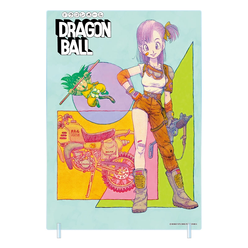 Dragon Ball JCS Exclusive - Foil Acrylic Art Son Goku & Bulma