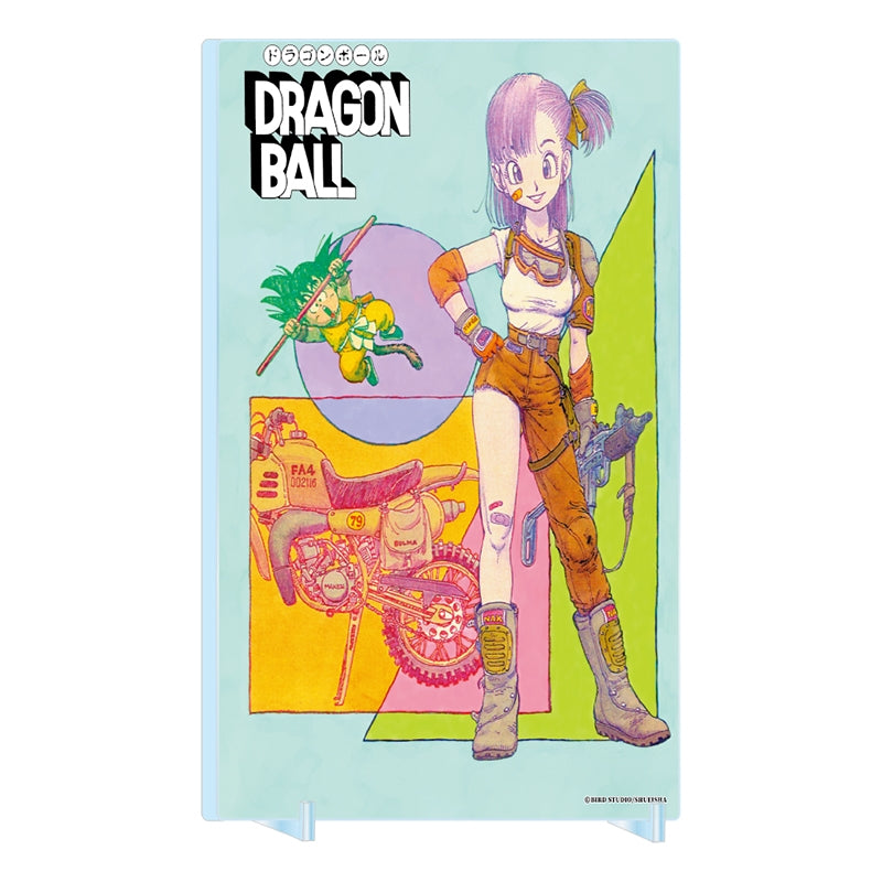 Dragon Ball JCS Exclusive - Foil Acrylic Art Son Goku & Bulma